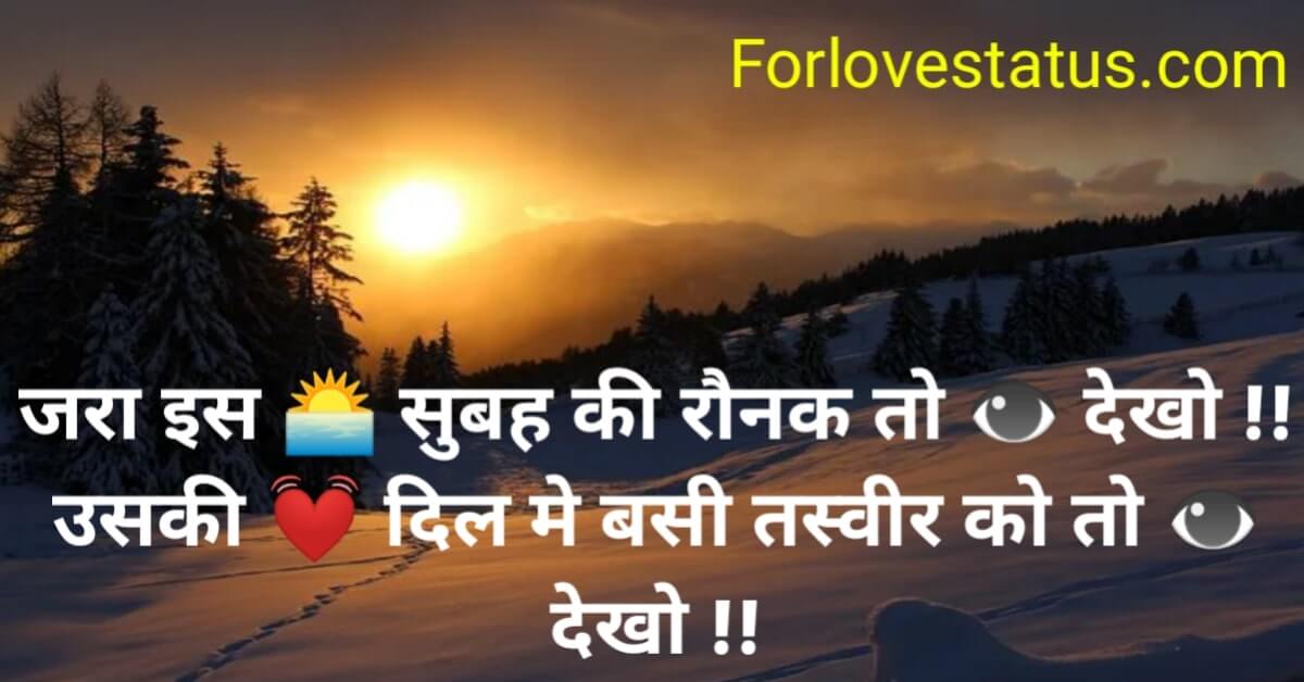 2023+ 💞🔥🌞 Best Good Morning Quotes in Hindi for Love Shayari